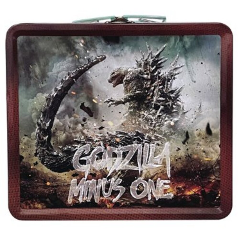 NEW Godzilla Minus One Tin Titans Lunch Box w/Thermos